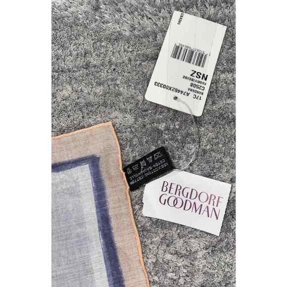 Chanel 17C Coco Cuba CC Beige Graffiti Cotton Bandana Handkerchief Scarf Wrap - Picture 11 of 11